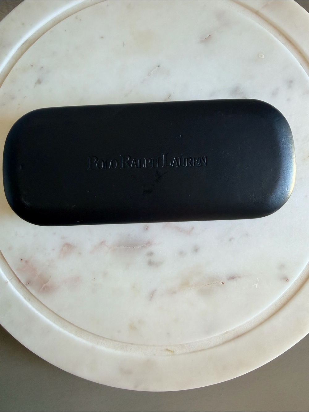 Polo by Ralph Lauren Black Hard Shell Eyeglass Case